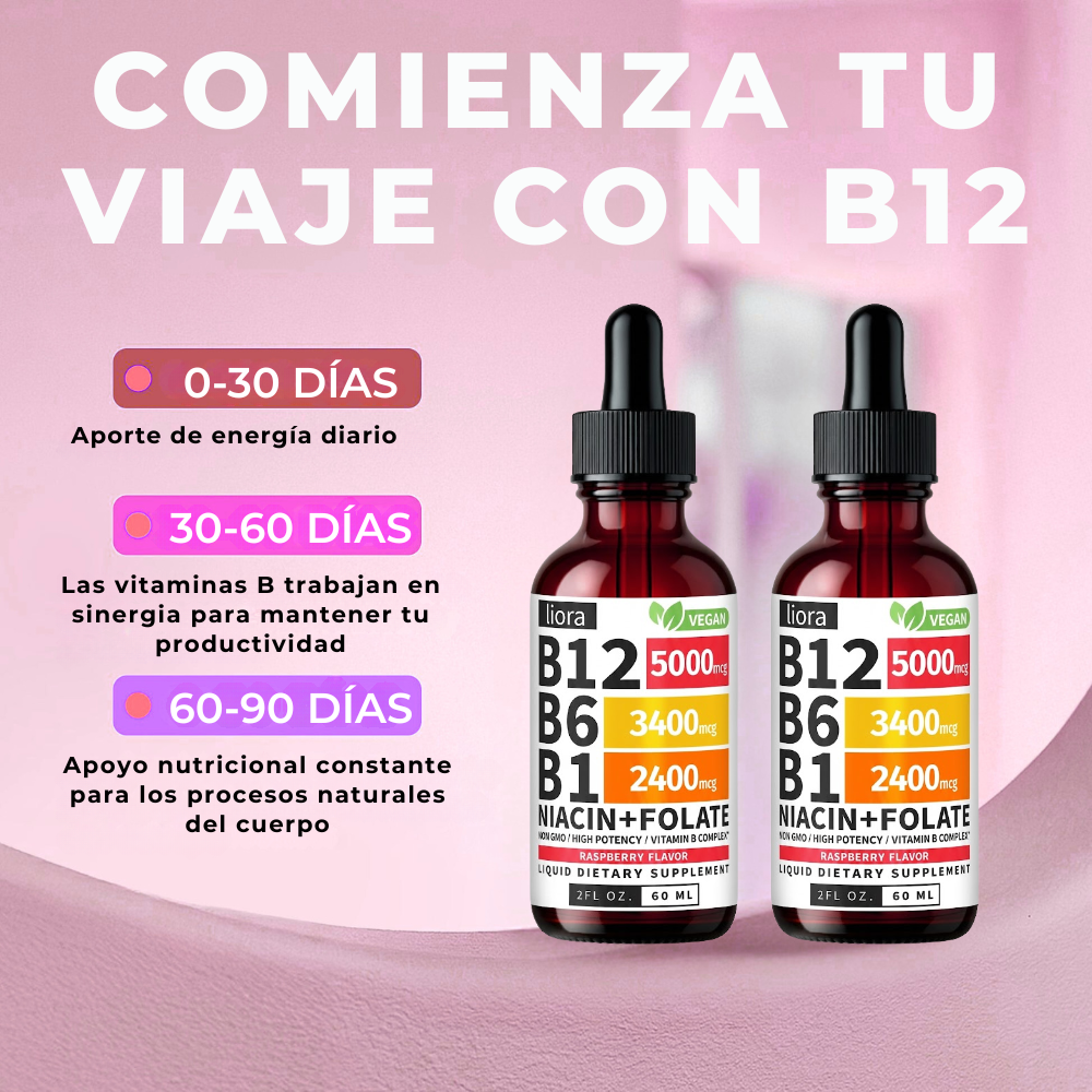 Liora® B12+ Gotas Líquidas