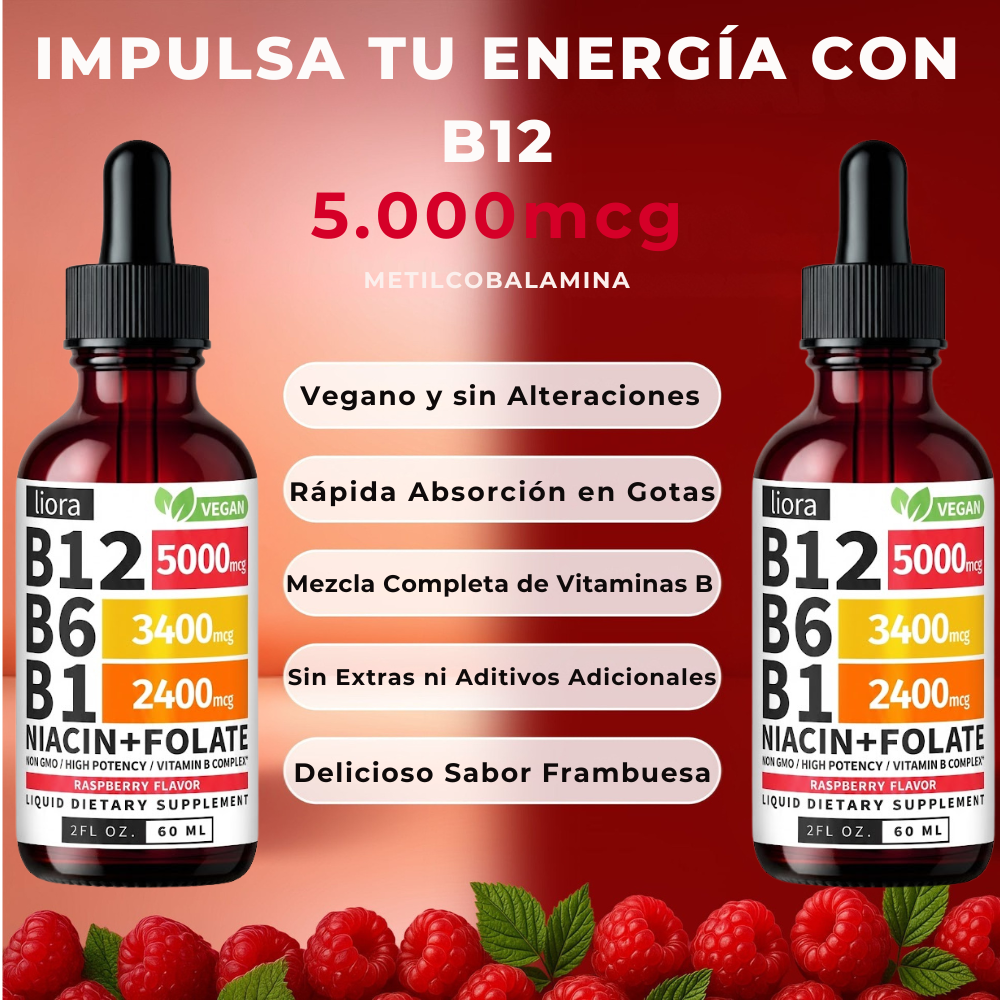 Liora® B12+ Gotas Líquidas